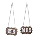 Produktbild MR MRS Hochzeit Braut West Verzierung Bunting Garland Banner Beige