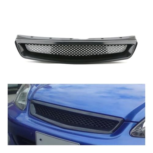 Rejilla de malla frontal para Civic 1999-2000 ideal para estilo urbano Type R 4