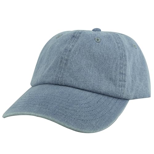 Image of Gelante Baseball Caps Hats 100% Cotton Plain Blank Adjustable Size Wholesale Bulk of 12 Pack