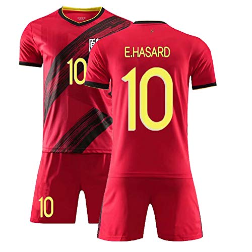 Ropa Deportiva de fútbol, ​​E Hasard 10, Bélgica 2020 (Local) Uniformes de...