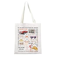 【Durable Material】This tote bag is made of high-quality canvas, which is puncture-resistant and tear-resistant, and can withstand daily use. The reinforced seam design makes it more durable, has a stronger load-bearing capacity, and can be reused. 【F...