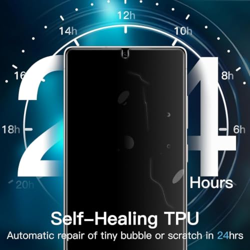 Image of Uyiton 2 Pack Screen Protector for Samsung Galaxy S25 Ultra (6.9-inch Curved Display) | HD Clear Flexible Film | Bubble-Free Easy Installation | Scratch Resistant | Case Friendly