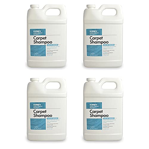 Kirby 237507 Carpet Cleaner Solution (4-Pack) – Machine-Compatible Deep Cleaning