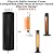 Electric Patio Heater Cover, Compatible with Most of Tower Stand Electric Heater Indoor&Outdoor (Dia9.4"x39"H), Heavy-duty and Weather-resistant Oxford Fabric with Controler Bag