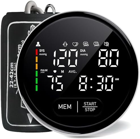 Blood Pressure Monitor Upper Arm Automatic Monitors for Home Use ...