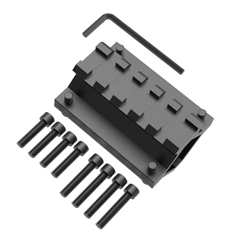 TPO MT050-084 Universal Single Rail Rifle/Shotgun Barrel Mount, 5 Slots Picatinny Barrel Mount (Barrel Range 0.5\" to 0.84\") - Thumbnail 3