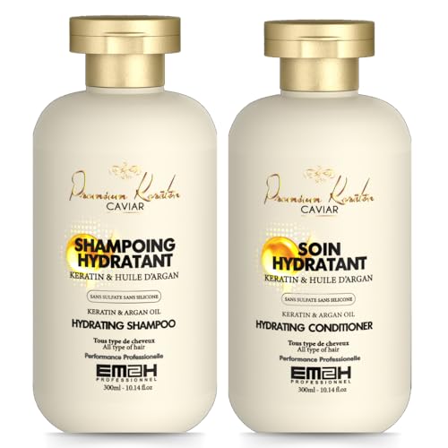 Premium Keratin Caviar kit d'hydratation intense et de réparation - 2 x 300ml