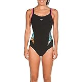Talla francesa (EU) arena W One Piece Bañador Bodylift Mujer Arianna Strap Back Copa b, Black, 38