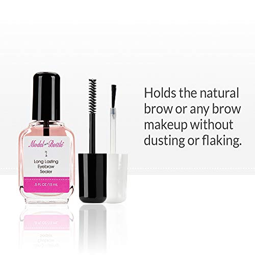 Model In A Bottle Eyebrow Sealer With Mascara And Brush Applicator For Flawless Eyebrows All Day #TOP4