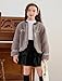 Girls' Casual A-Line Corduroy Short Mini Flared Ruffle Hem High Waist Layered Skirt Fashion Spring Skirt Black 6-7 Years
