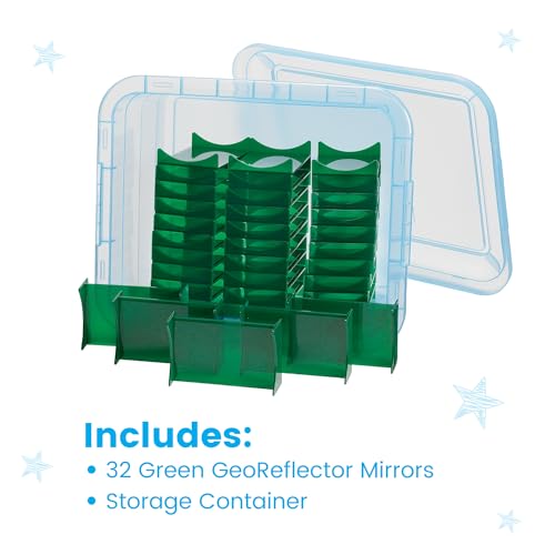 image for hand2mind GeoReflector Mirrors Classroom Set, Explore Reflection and S