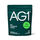 AG1 Greens Powder Refill Pouch – 75 Vitamins, Multivitamin & Probiotic | Gut Health Support...