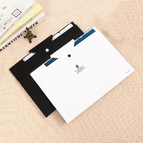 Bolivia's Genişleyen Dosya Klasörleri, 8 Bölmeli Pratik Evrak Organizatörü, Kolay Kullanım için Etiketli Tasarım, Ofis ve Ev Kullanımı için Dayanıklı Dosya Klasörü - Görsel 6