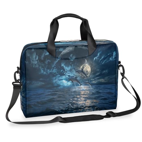 Sacoche pour ordinateur 13-16 pouces dauphin ocean sac a bandouliere XL