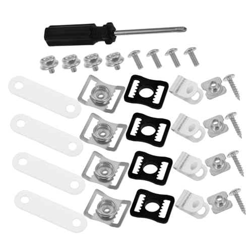 WOONEKY -in- Helmet Repair Kit 57pc Chin Strap Visor Screws Nuts for Ice Hockey Football Rugby Baseball Players