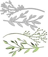 Gowxs Metall-Stanzschablone, Zweig-Schablone, Dekoration, Prägeschablonen für Bastelarbeiten, Scrapbooking, Alben, dekorative Prägepapier-Stanzformen, Kartenherstellung