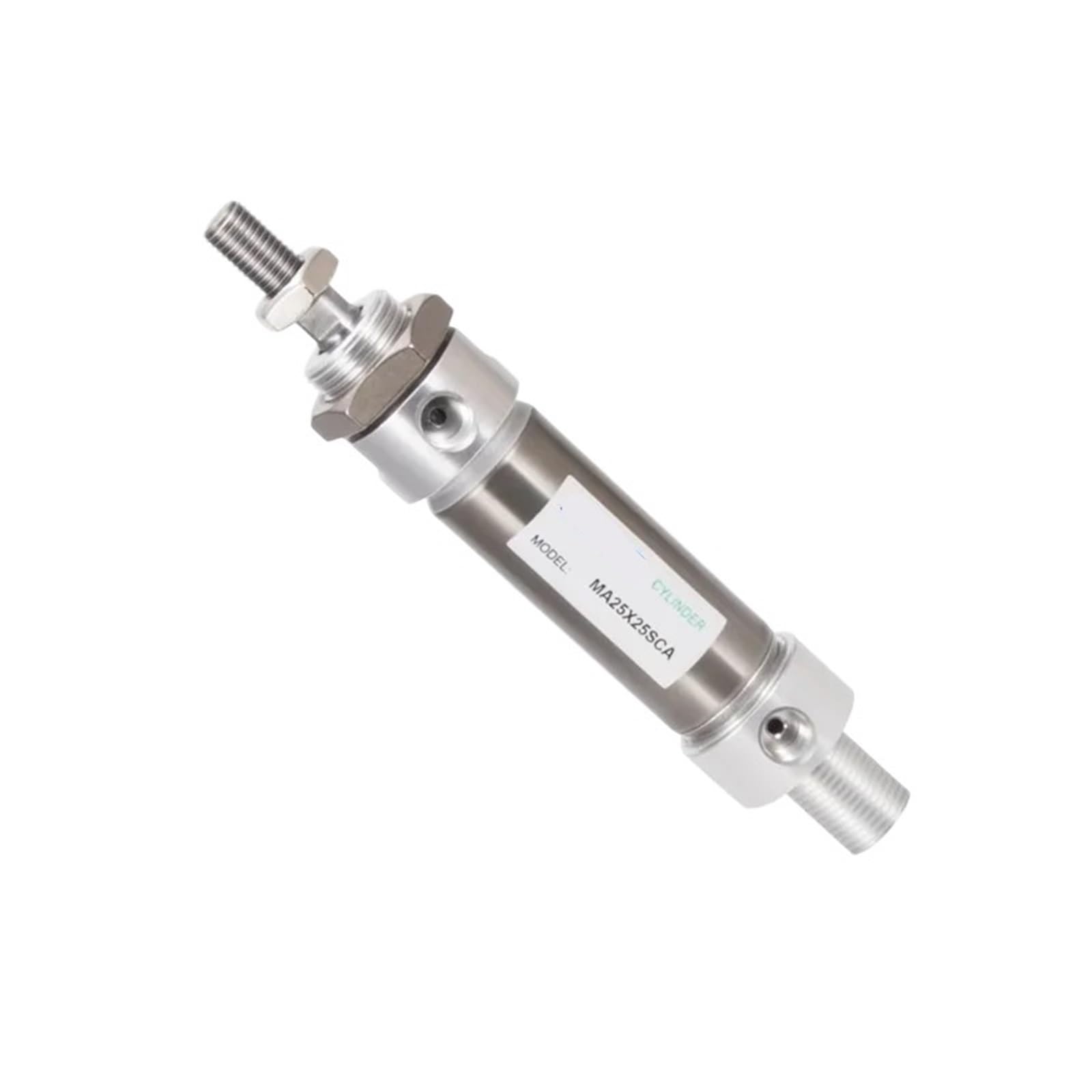 Vérin pneumatique en acier inoxydable MA16 robuste avec course longue de 350mm
