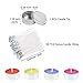 Sntieecr 113 PCS Candle Making Kit with 8 Colors Wax Candle Dye, 550ml Candle Pouring Pot, Candle Wicks, Candle Wicks Sticker, Candle Wick Holder, Candle Tin Box and Thermometer for DIY Candles