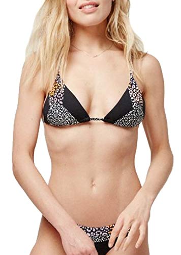 O'Neill Damen pw capri shiney Bikini Top, Black Aop, 40 EU