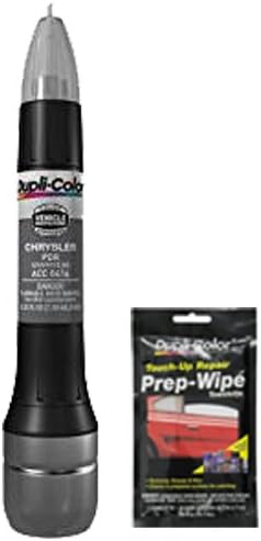 Dupli-Color ACC0414 - Pintura de retoque todo en 1 de grafito metálico para vehículos Chrysler (PDR) con toalla de limpieza de preparación (2