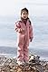 Disana ZIPP-OVERALL Baby & Kinder - 100% Bio-Merino, Wollwalk – atmungsaktiv & angenehm wärmend - unisex Gr. 50 – 116 – nachhaltig & fair – mit Reißverschluss - made in Germany | Cassis Gr. 86-92