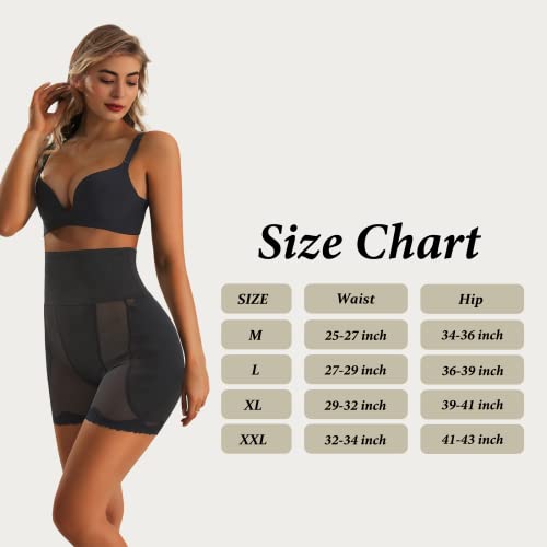 Coaimaney Hip Butt Padded Shapewear For Women, High Waisted Butt Lifter Tummy Control Shapewear, Body Shaper Panty With Pads #TOP5