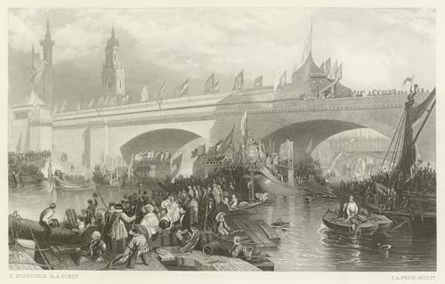 Cuadro de pintura de Londres 60x90cm ideal para salones modernos y decoración de pasillos