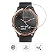 Screen Protector Compatible for Garmin Vivomove HR, 3 Pack Tempered Glass 2.5D 9H Hardness Anti Scratch Full Coverage Bubble-free Watch Protective Film