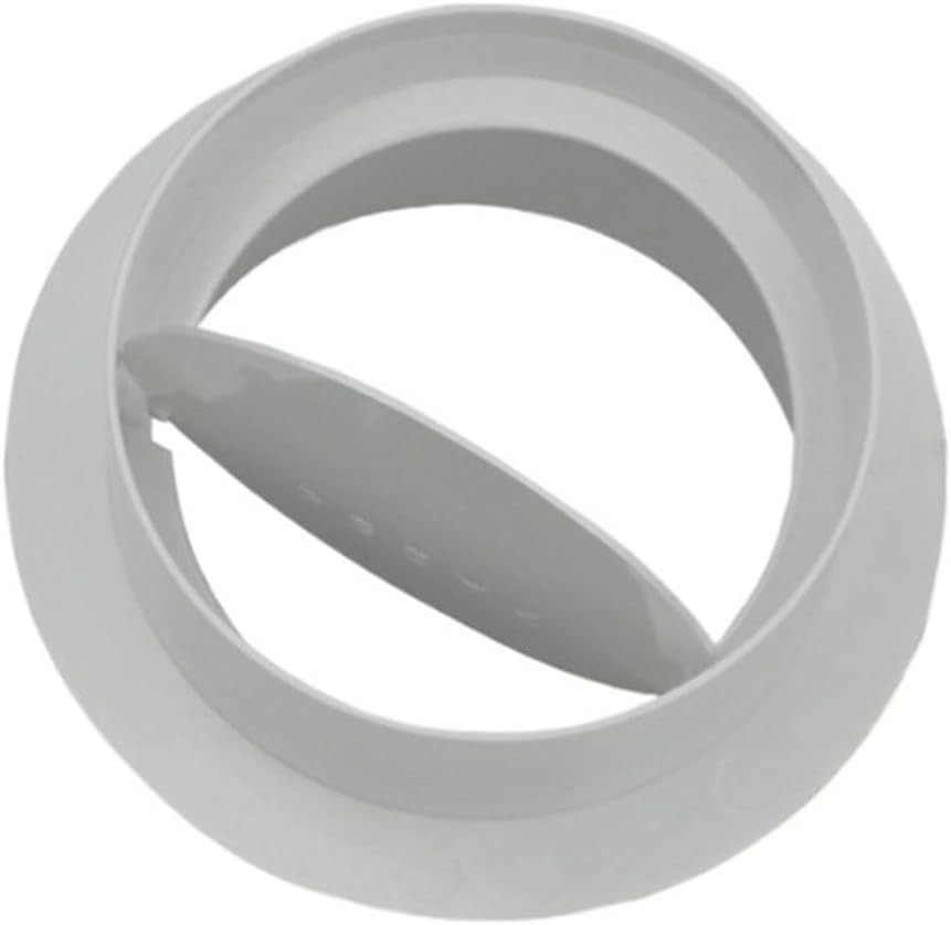 Round PVC pipe exhaust one-way valve anti-odor valve pipe check valve abs bathroom ventilation fan check valve(Connecting hose φ200mm)