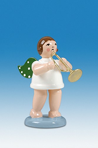 Ange de Noël en bois souvenir d'enfance et tradition musicale