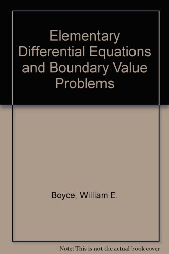 Elementary Differential Equations and Boundary ... 0471282928 Book Cover