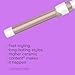 Conair Double Ceramic 1-Inch Curling Wand, Produces Flawless Waves, Curling Iron for Use on Medium and Long Hair, 30 Heat Setting Curling Iron, White