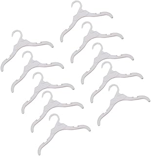10pcs Muebles para Kids Clothes Hangers Ornament for Kids Dog Clothes Hangers Plastic Coat Hangers for Kids Clothes Puppy Clothing Hangers Doll House Furniture Shelf Pet