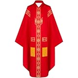 Taille : longueur de robe est d'environ 130 cm/51,18 pouces. Une taille unique convient à plupart des gens, costume de robe catholique unisexe.