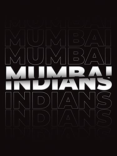 Image of Men's Mumbai Indians Graphic Print Half Sleeve Pure Cotton T-Shirt (Mystery Black, L)