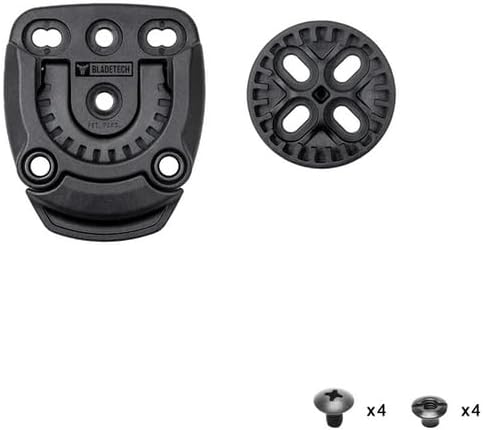Tek-Mount Mini - Mini Quick Connect Mounting System for Mag Pouches, Tourniquet Pouches and Tactical Duty Gear (No Attachment/with Mounting Hardware)