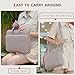 KIZUNA Laptop Sleeve Case 14 Inch Shoulder Bag Computer Handbag for 15" MacBook air M3 M2/Lenovo IdeaPad Slim 3i/IdeaPad Flex 5/15.4 MacBook Pro/14 Yoga Slim Pro X/Surface Studio 2/HP/Dell,Khaki
