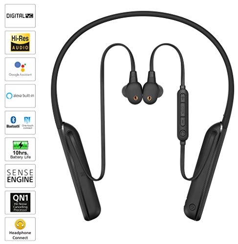 Image of Sony WI-1000XM2 Wireless Bluetooth in Ear Neckband Headphone with Mic (Black)