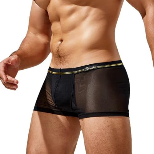 Boxer Briefs for Men Ice Cool and Breathable, Low Waist Sexy Underwear, Comfortable and Breathable Micro-mesh2