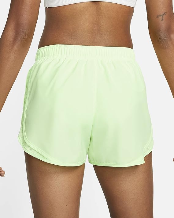 Nike Women's Dri-FIT Solid Tempo Running Shorts (US, Alpha, X-Small, Regular, Regular, Volt)