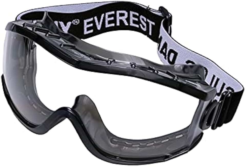 Óculos de Proteção EVEREST SteelPro Danny Ampla Visão Antiembaçante CA 19628