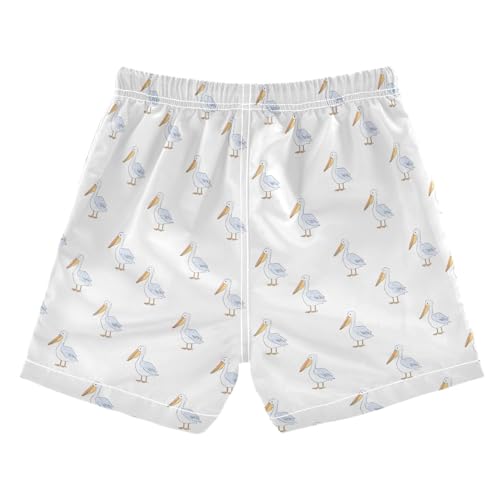Boys Swim Trunks Toddler Mesh Lining Board Shorts Cute Animals Print Boy Swimwear Bathing Suits2