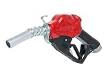 Fill-Rite N100DAU13 1' 5-40 GPM (19-150 LPM) Ultra High Flow Automatic Nozzle with Hook (Red)