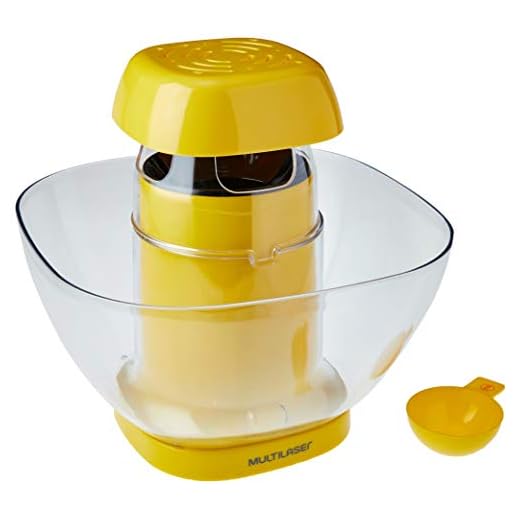 Pipoqueira de Tigela Sem Óleo 127V com 1200W e Saídas de Vapor Amarelo Multilaser - CE074