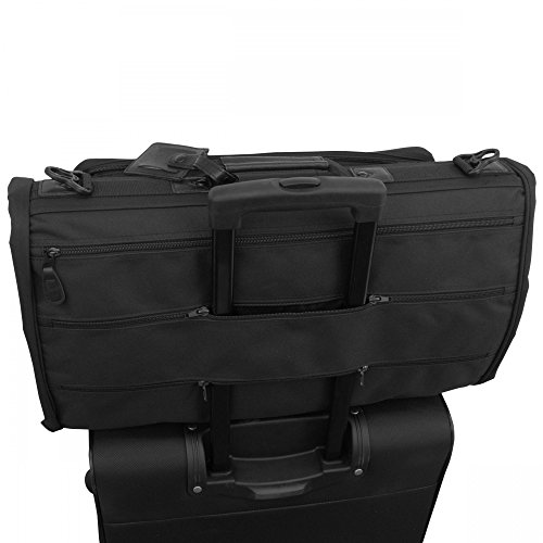 Trifold Garment Bag (Black) (45″L x 2 1/4″W x 22 1/4″H)