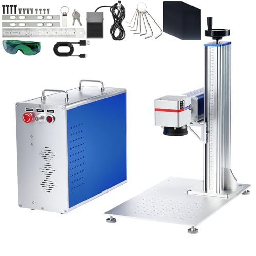 VEVOR 30W Fiber Laser Marking Machine with Work Area