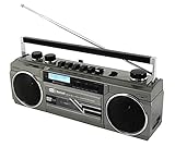 Soundmaster SRR70TI Retro Radiokassettenrekorder mit DAB+ USB SD und Bluetooth