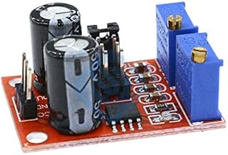 10Pcs NE555 Pulse Generator Frequency Duty Cycle Adjustable Module Square/Rectangular Wave Motor Driver with LED Indicator 5V