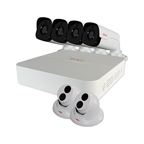 Revo America Ultra 16CH 4K H.265 NVR, Disco Duro de Grado de vigilancia de 4 TB, Acceso Remoto