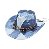 Design western classique – Avec large bord Ruban de perles décoratif pour un cowboy, parfait pour les aventures en plein air et les excursions de loisirs